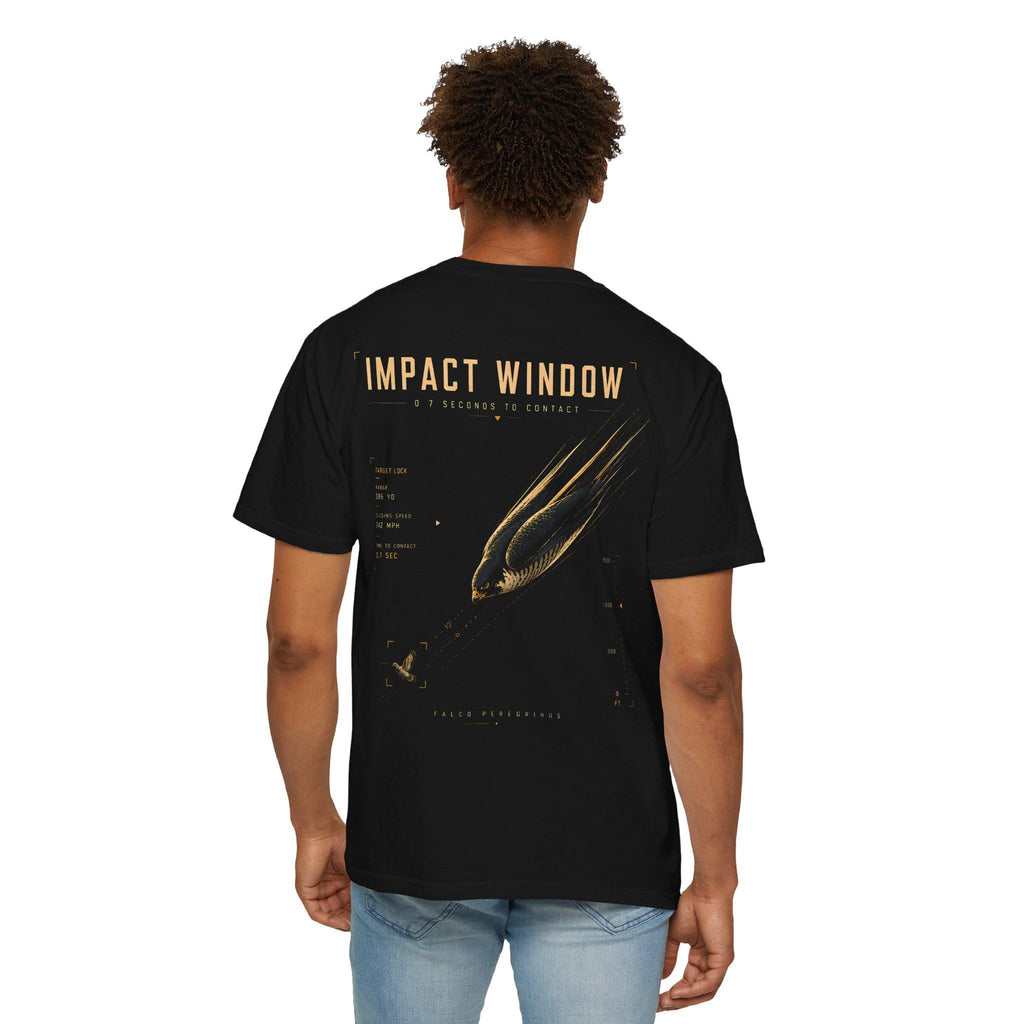 Impact Window Peregrine Falcon Shirt | Flight Deck Series | Falcon Stoop Graphic Tee