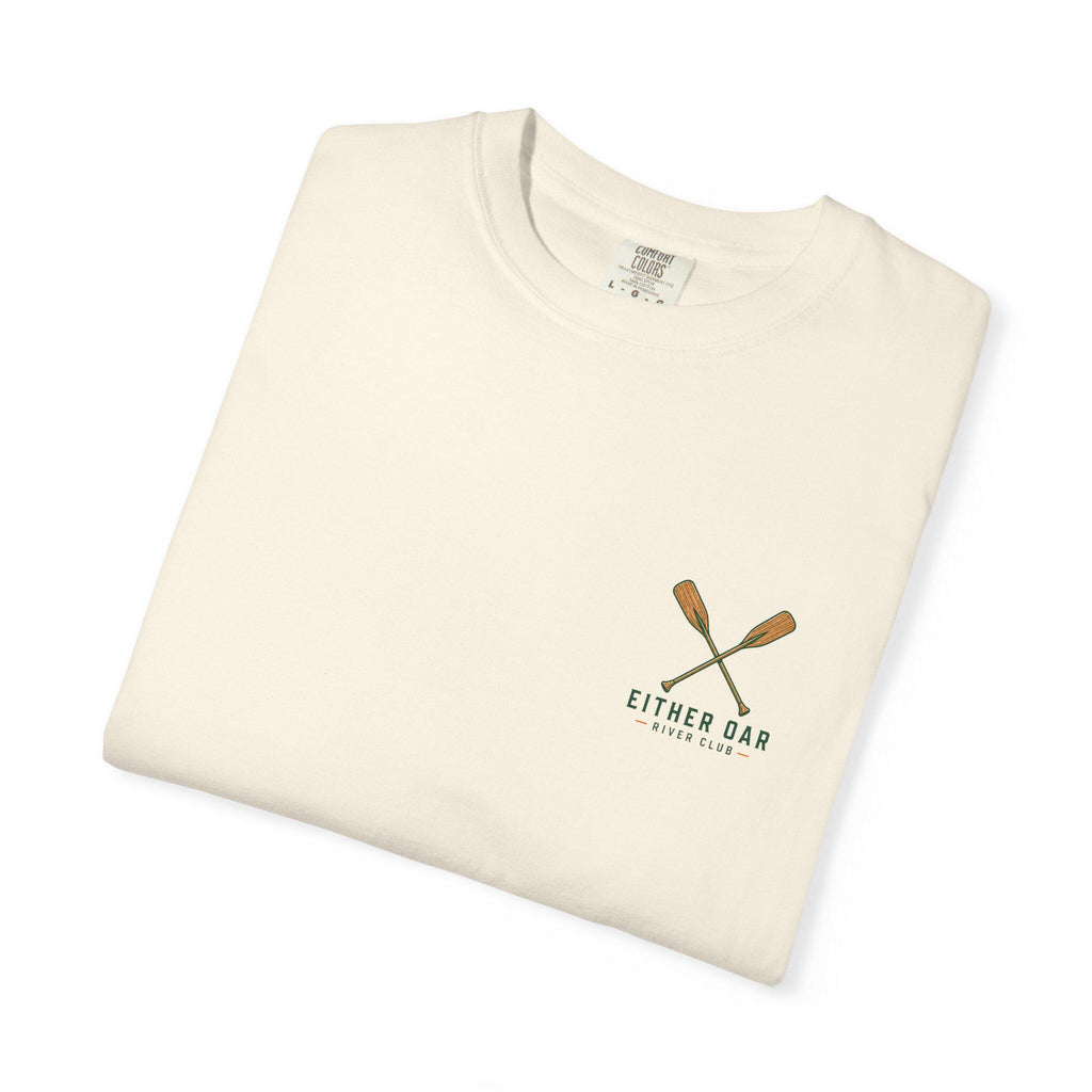 Either Oar River Club Tee, Stoic Philosophy Canoe Paddle Shirt