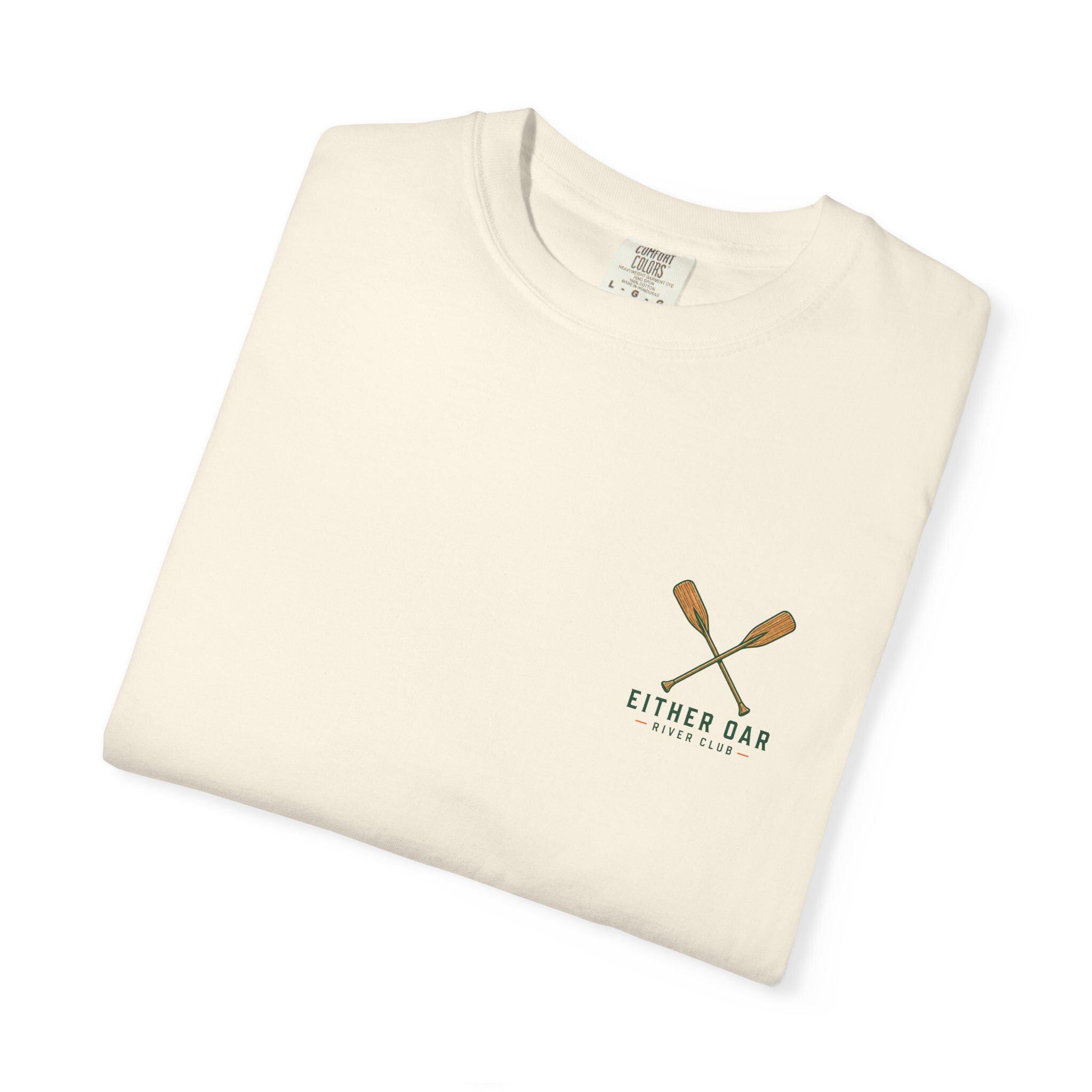 Either Oar River Club Tee, Stoic Philosophy Canoe Paddle Shirt