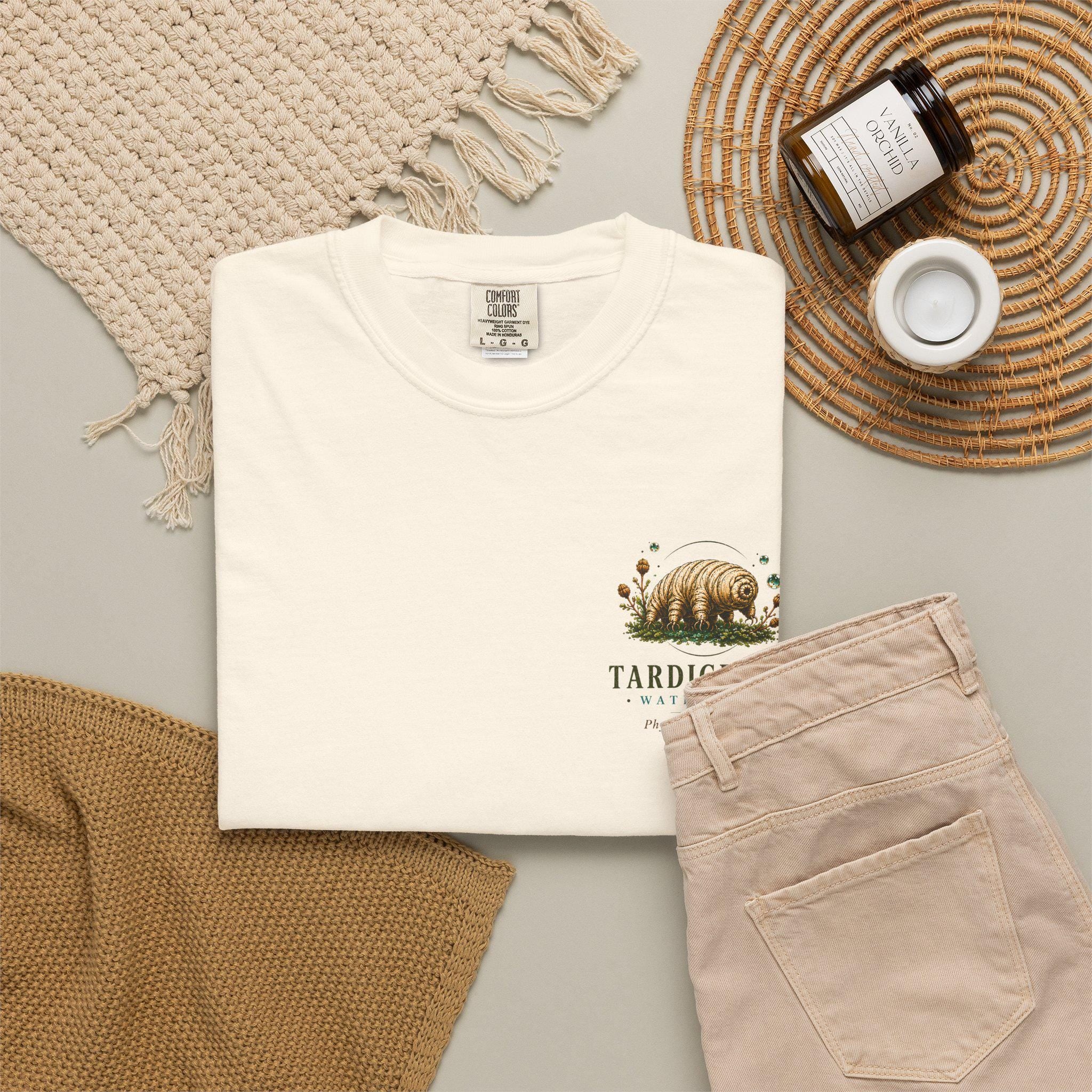 Tardigrade Water Bear Shirt, Museum Edition Botanical Graphic Tee