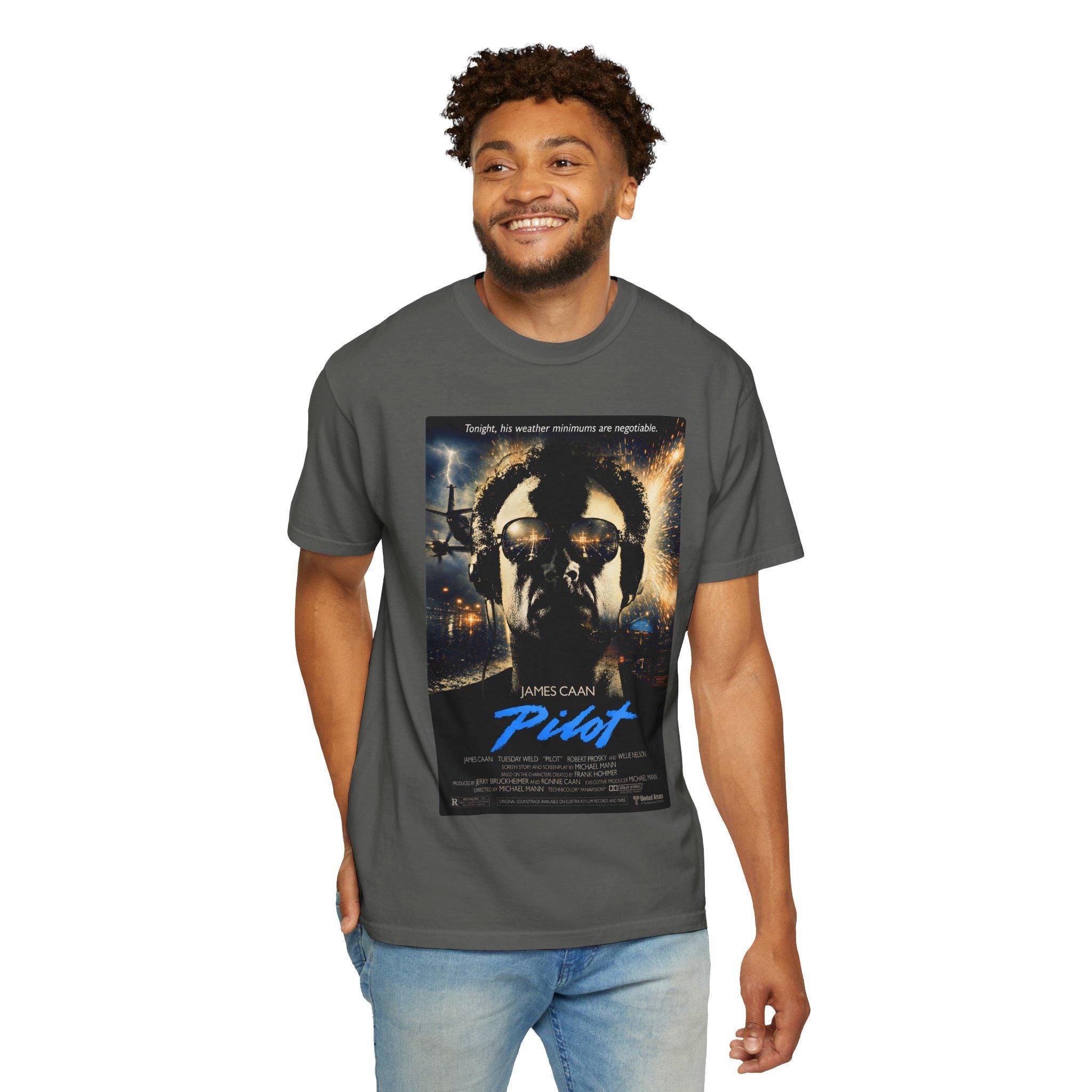 WX Minimums Negotiable - 80s Thriller Pilot Graphic Tee