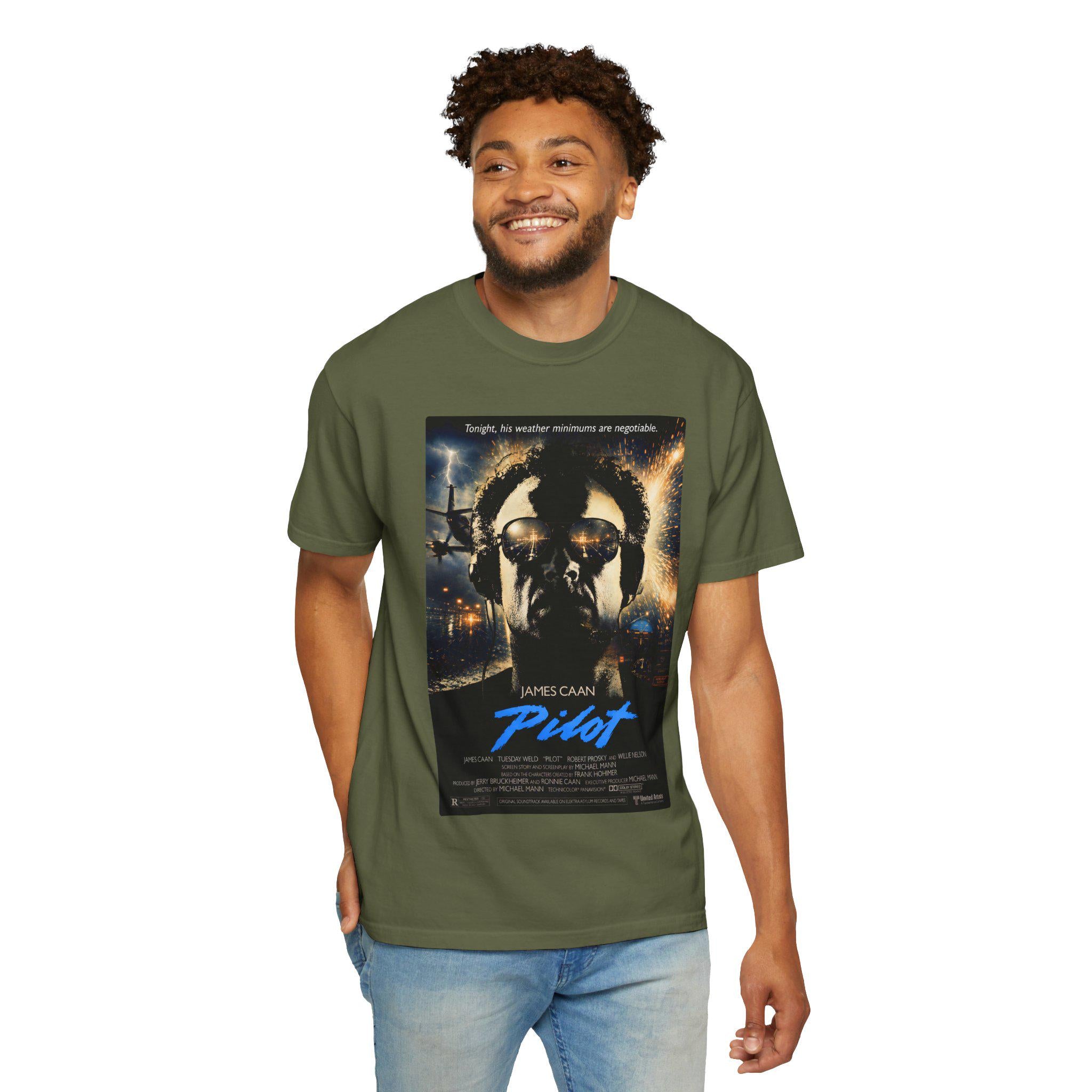WX Minimums Negotiable - 80s Thriller Pilot Graphic Tee