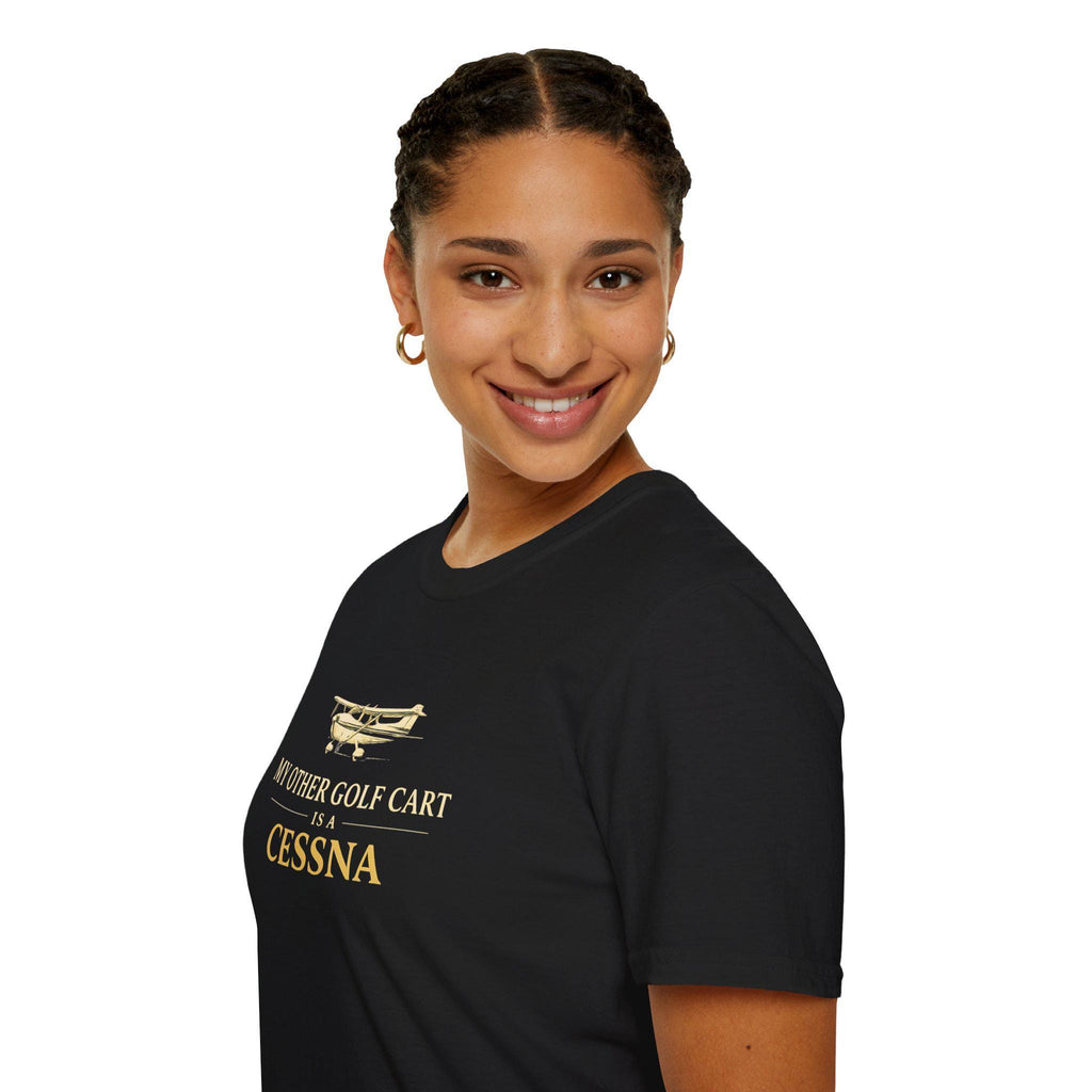 Cessna Pilot Shirt, Aviation Humor Tee, General Aviation Apparel, Golf Cart Analogy