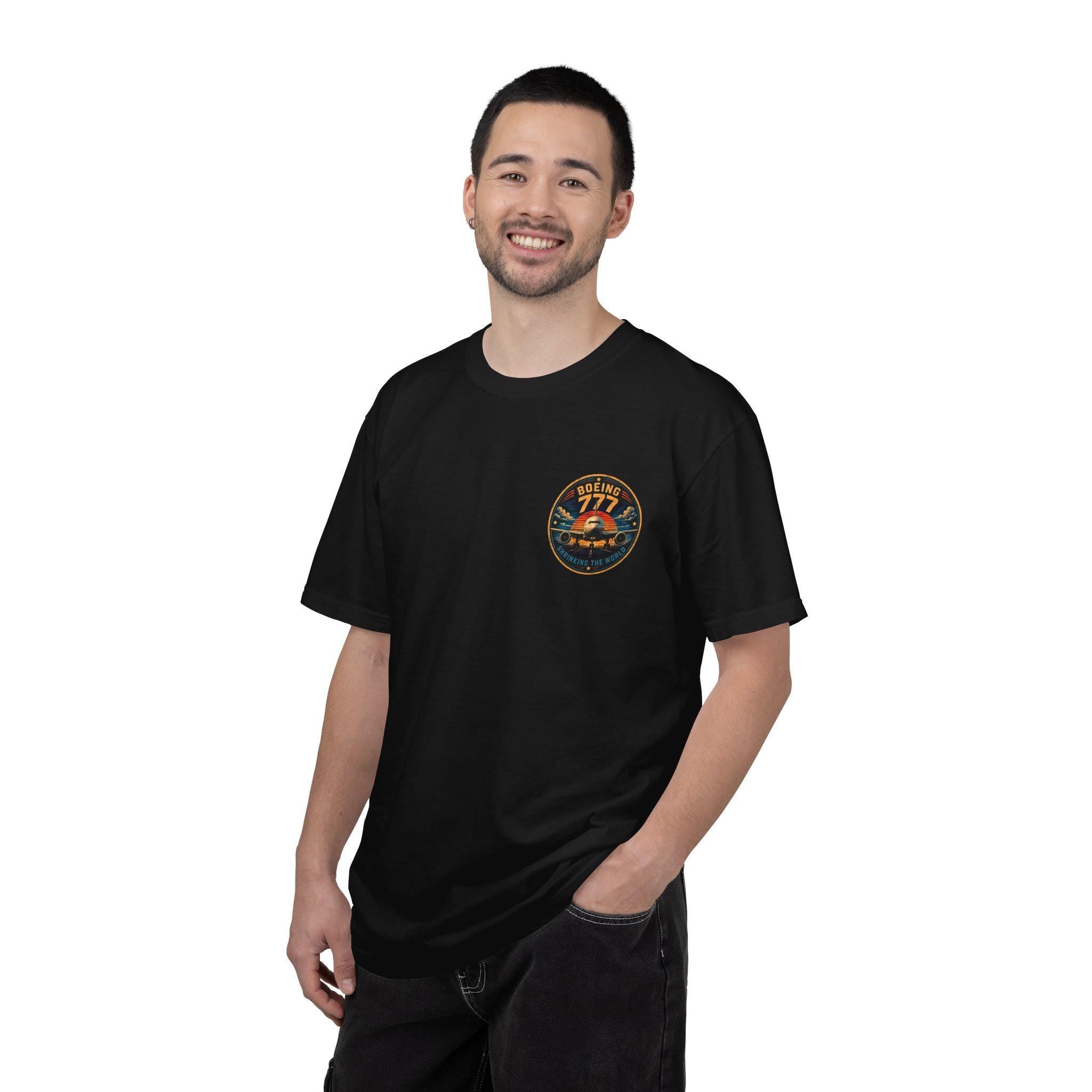 Boeing 777 Aviation T-Shirt | Long-Haul Airliner Graphic Tee