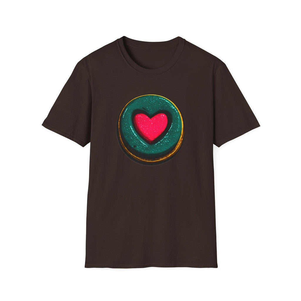 Heart O Graphic Tee, Minimal Love Symbol Streetwear Shirt