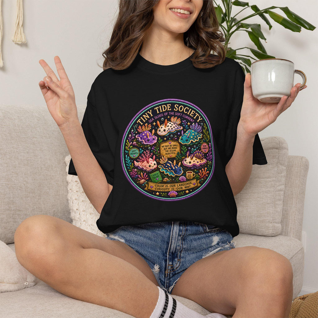 Tiny Tide Society Nudibranch Shirt, Comfort Colors Sea Slug Tee