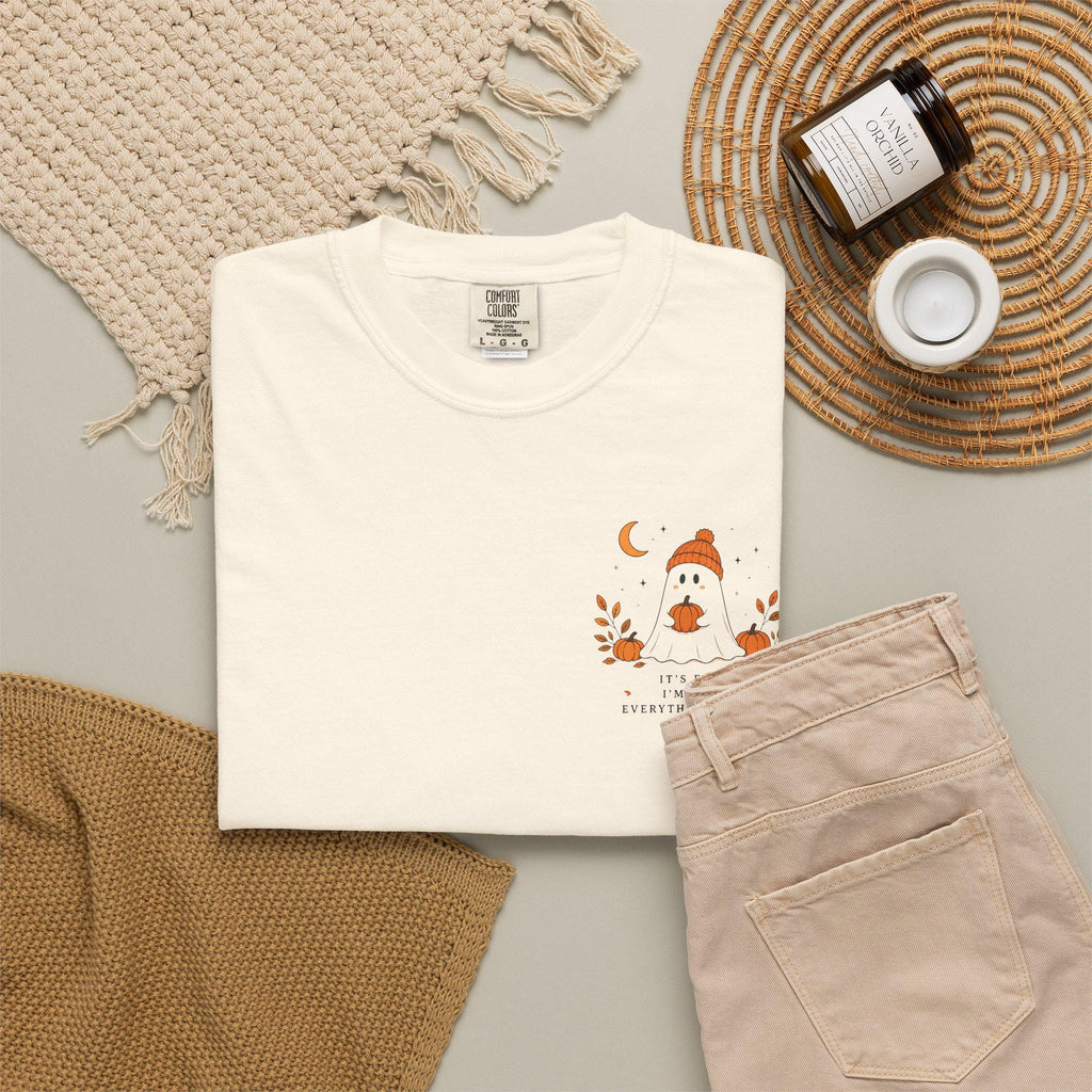 Ghost Pumpkin T-Shirt | Spooky Season Comfort Colors Tee
