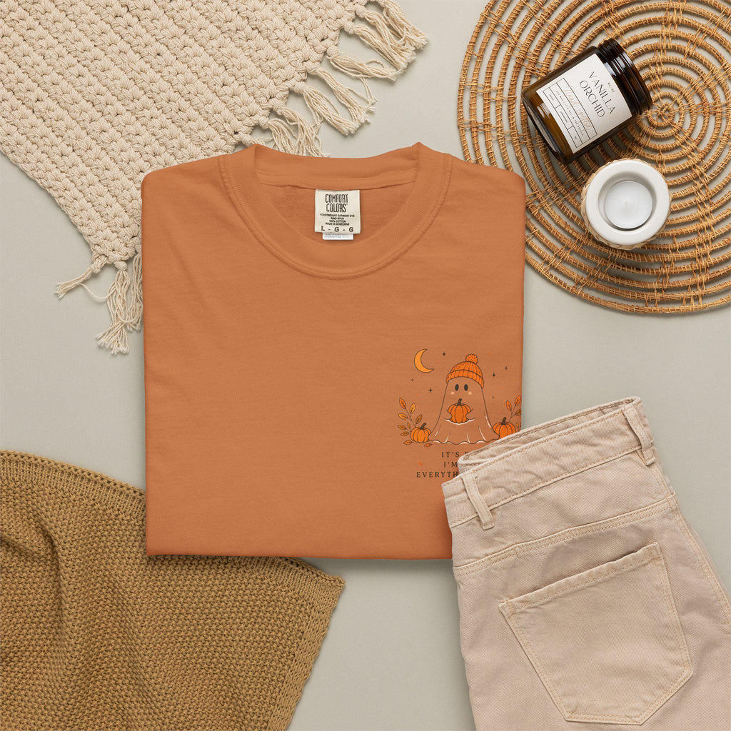 Ghost Pumpkin T-Shirt | Spooky Season Comfort Colors Tee