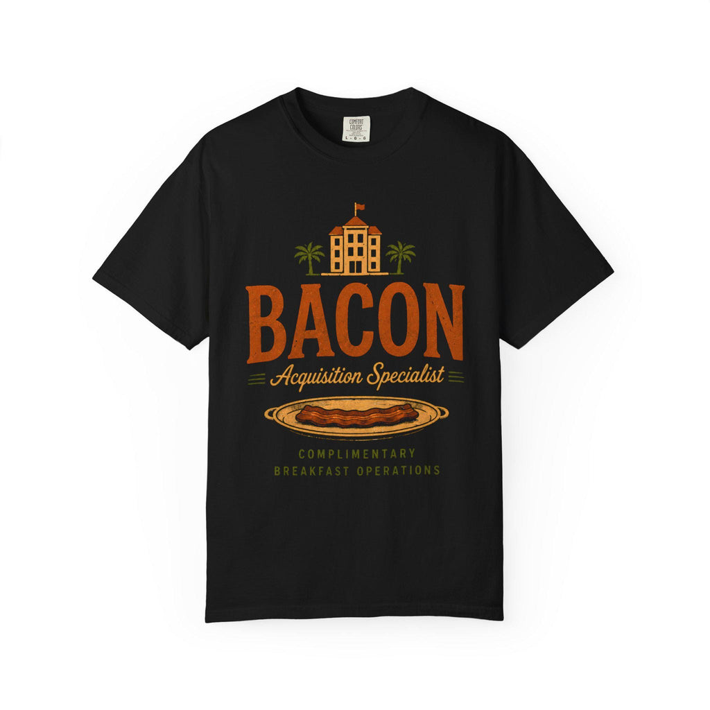 Bacon Acquisition Specialist T-Shirt | Retro Breakfast Graphic