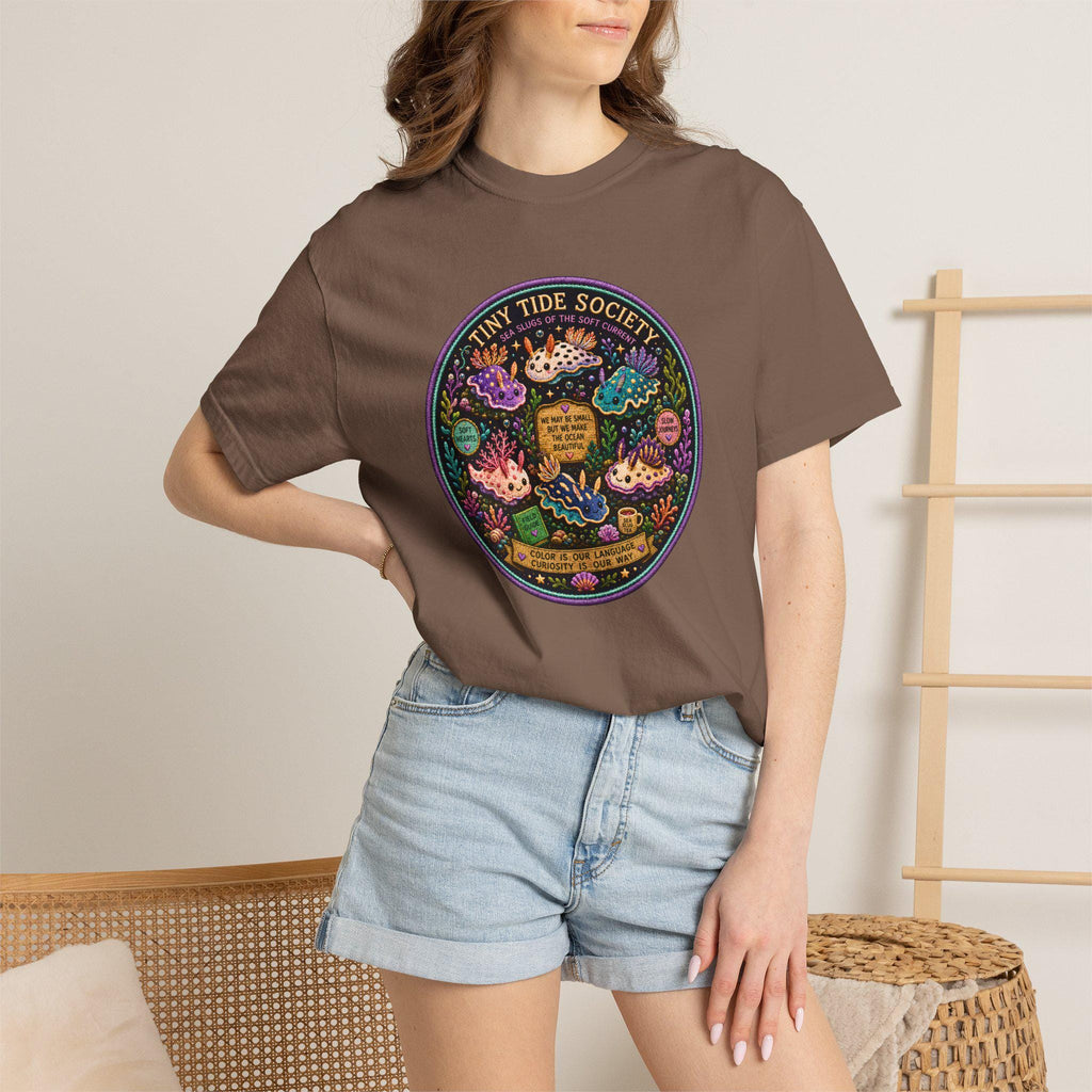 Tiny Tide Society Nudibranch Shirt, Comfort Colors Sea Slug Tee