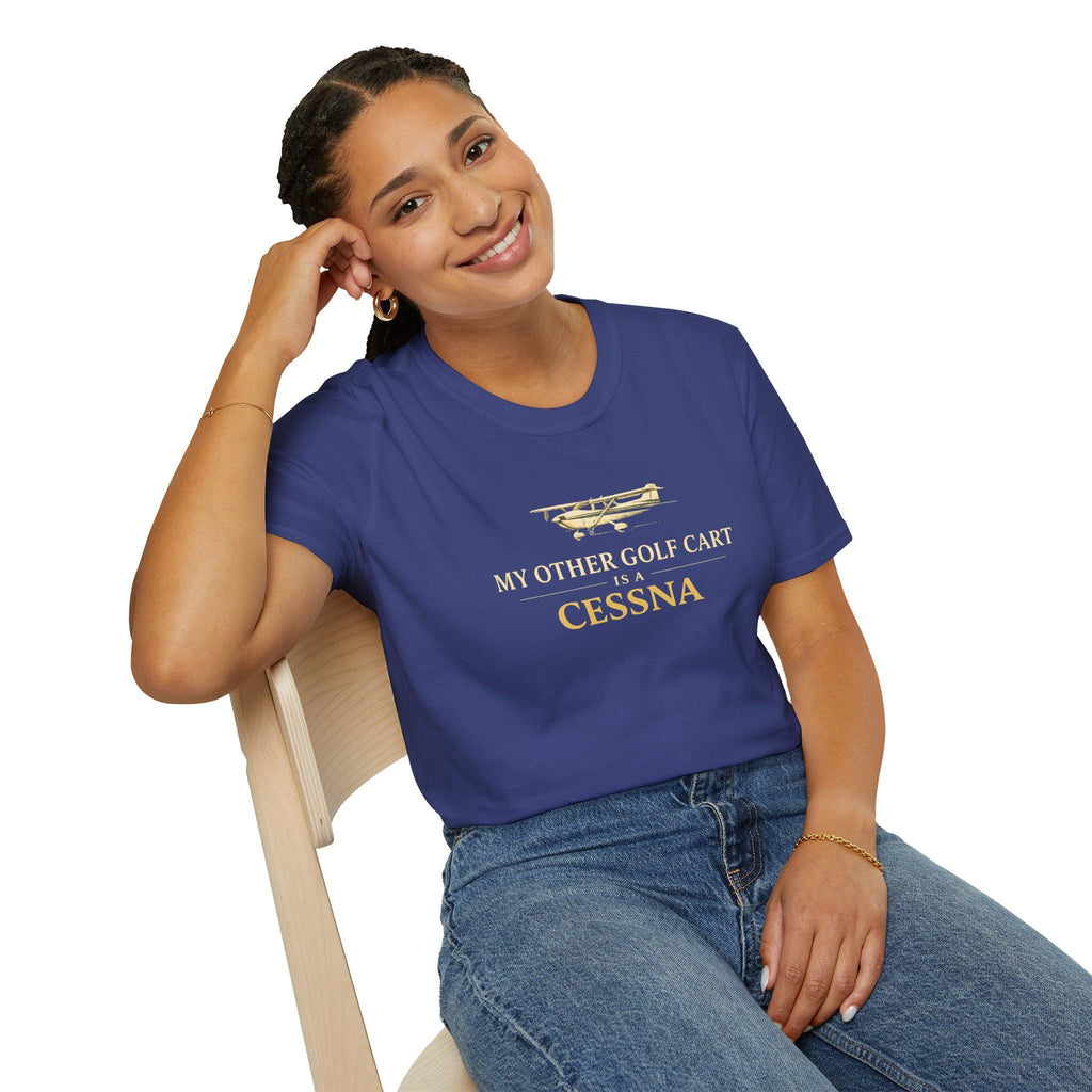 Cessna Pilot Shirt, Aviation Humor Tee, General Aviation Apparel, Golf Cart Analogy