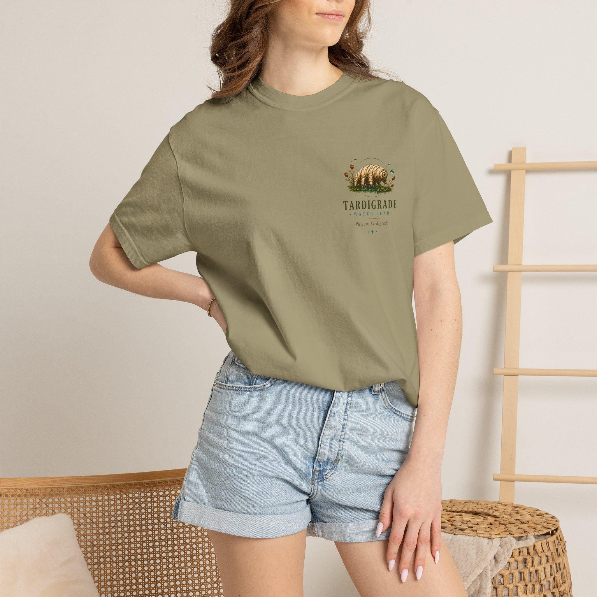 Tardigrade Water Bear Shirt, Museum Edition Botanical Graphic Tee