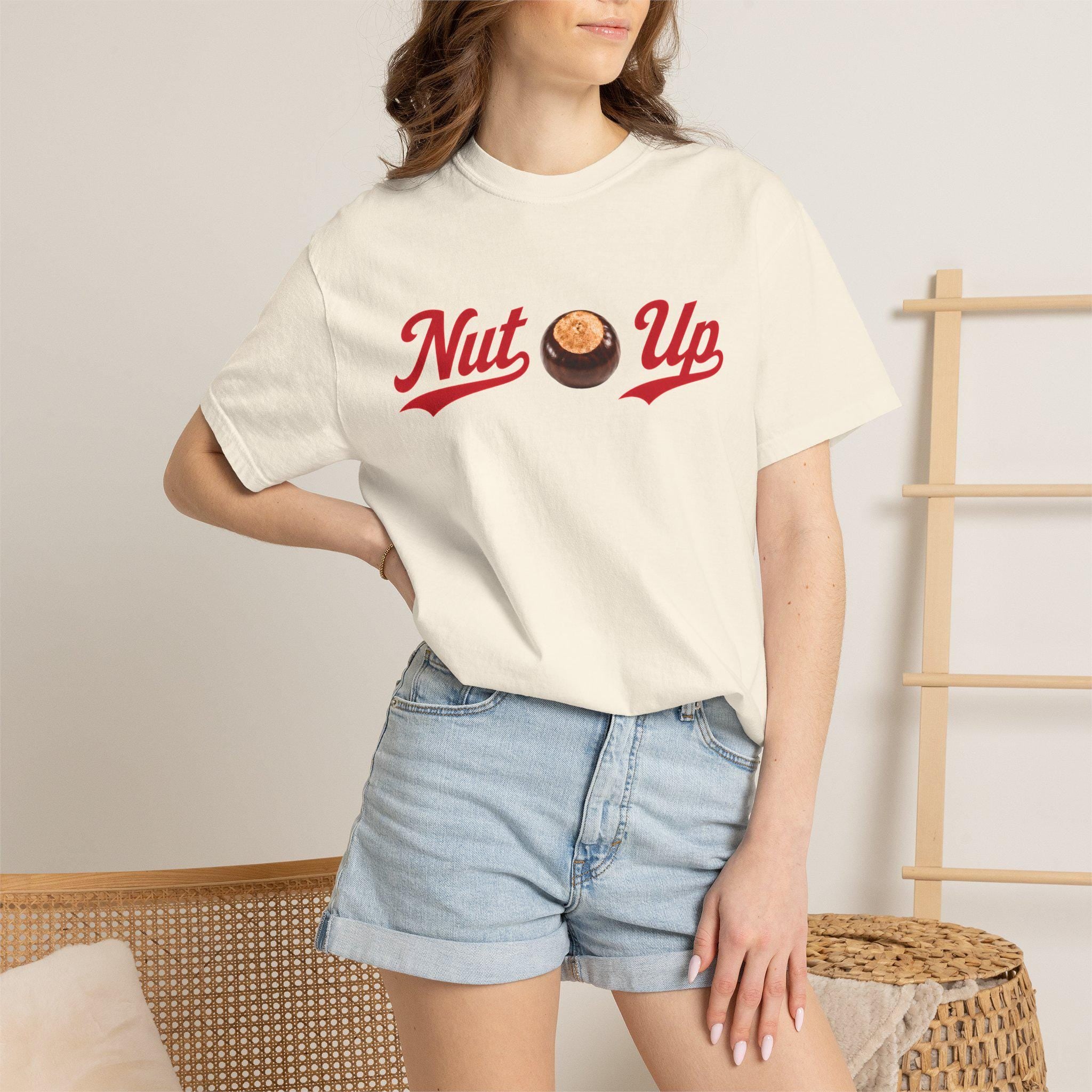Nut Up Buckeye Nut Graphic Tee | Ohio Inspired Nature Shirt