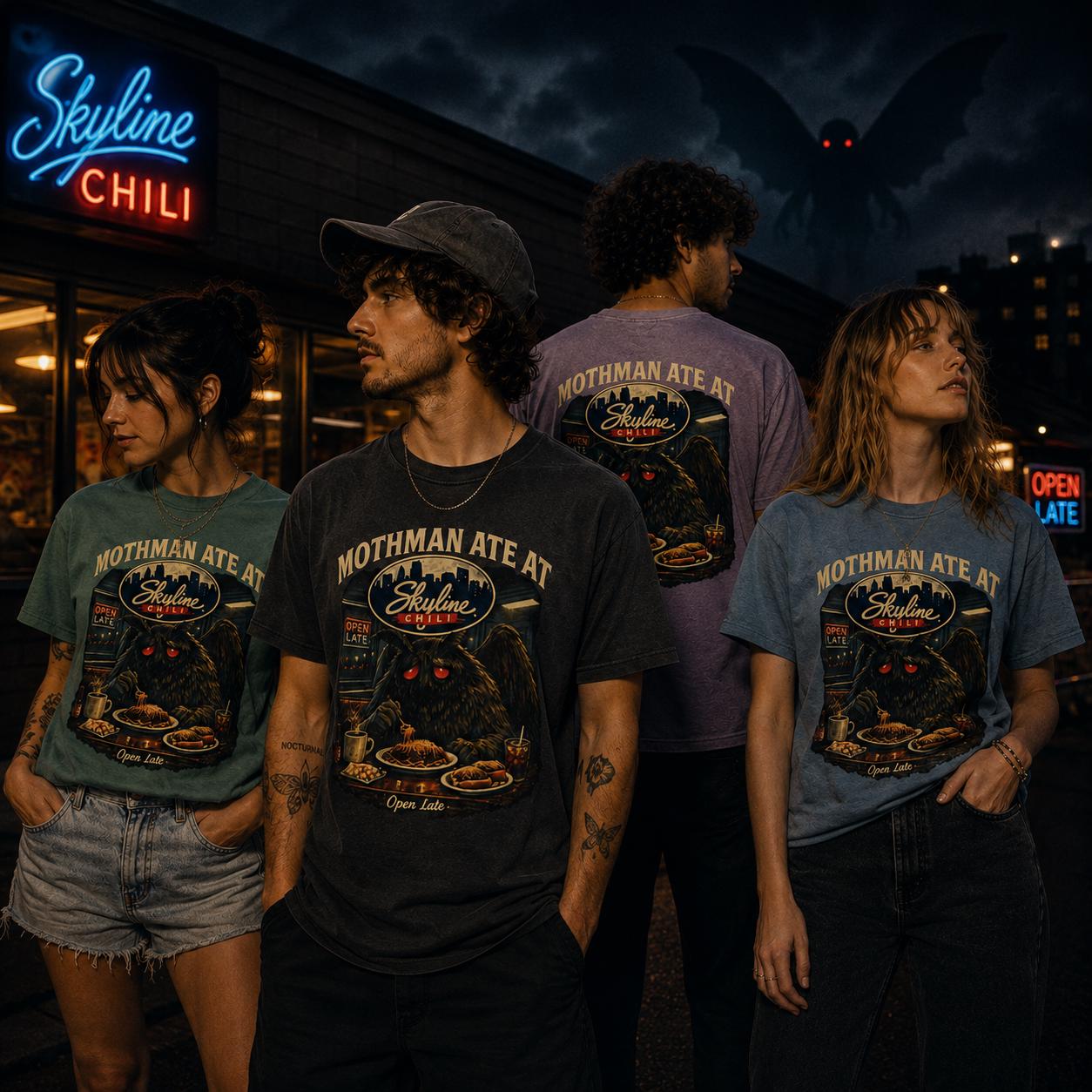 Mothman Ate at Skyline Tee