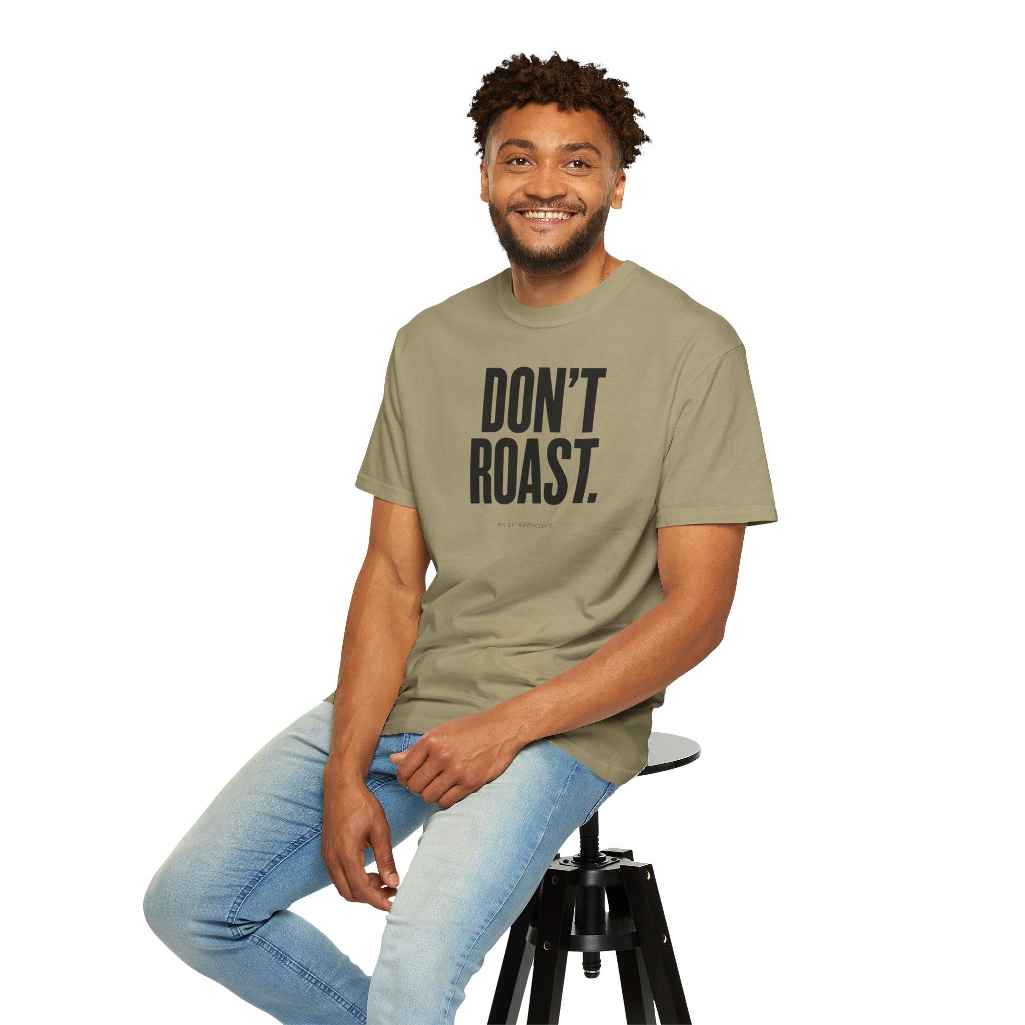 Don't Roast Wear Sunscreen Shirt | Minimalist Summer Graphic Tee | Comfort Colors 1717