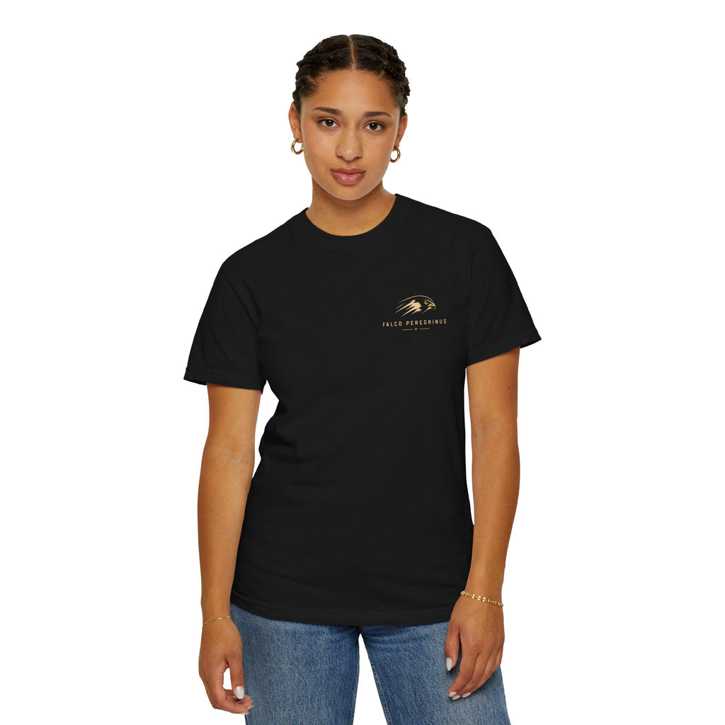 Impact Window Peregrine Falcon Shirt | Flight Deck Series | Falcon Stoop Graphic Tee