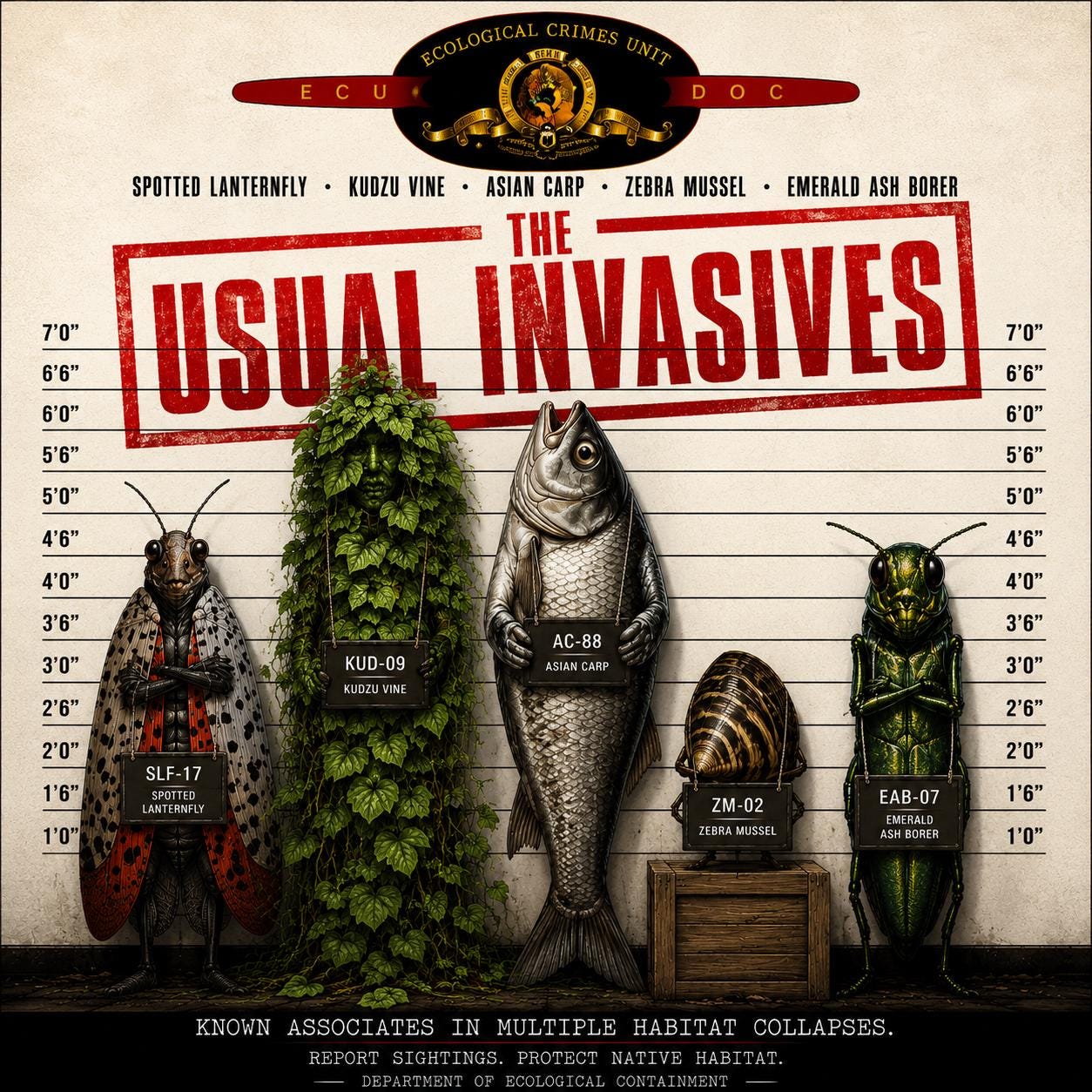 THE USUAL INVASIVES Shirt, Invasive Species Tee