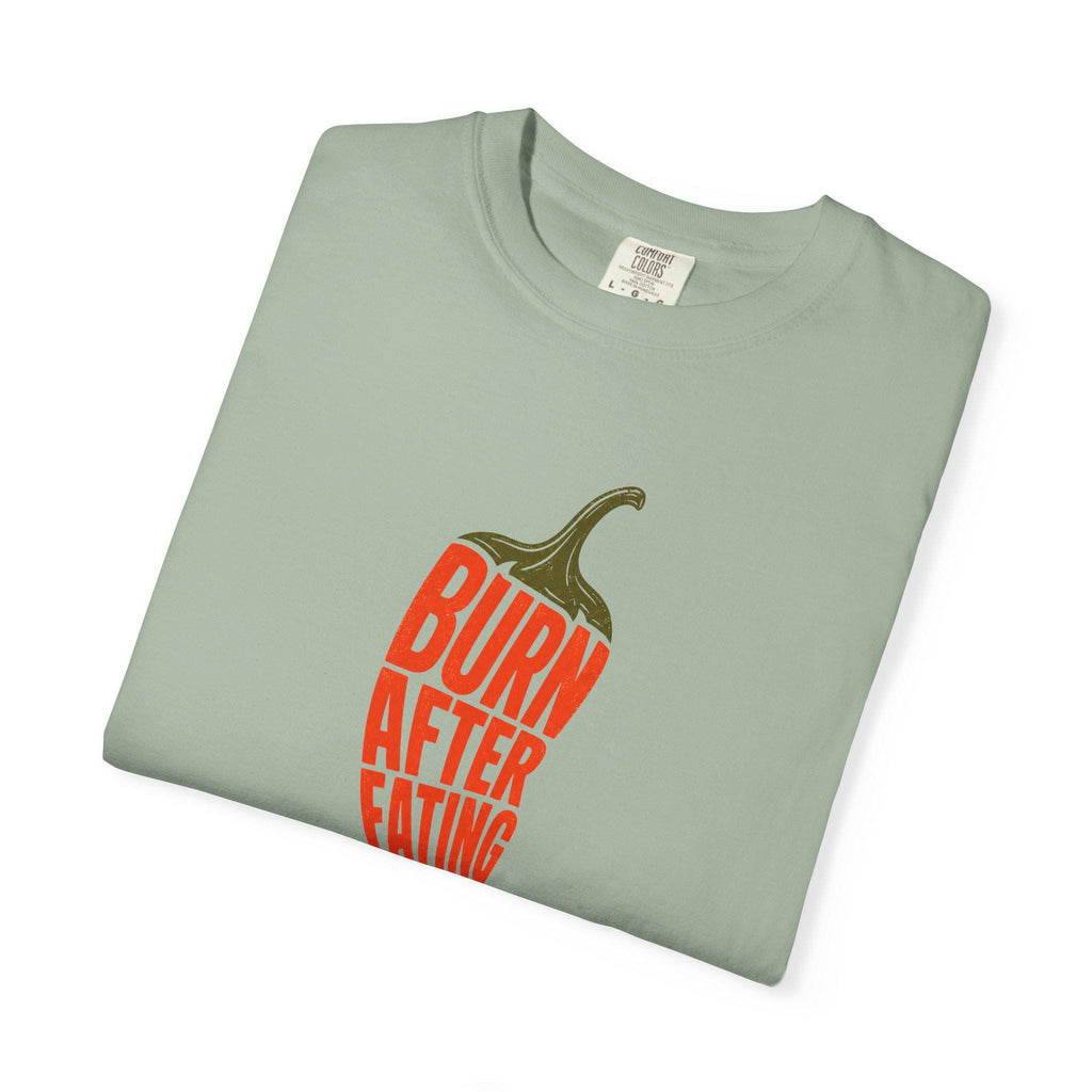 Burn After Eating chili pepper T-Shirt | Spicy Food Graphic