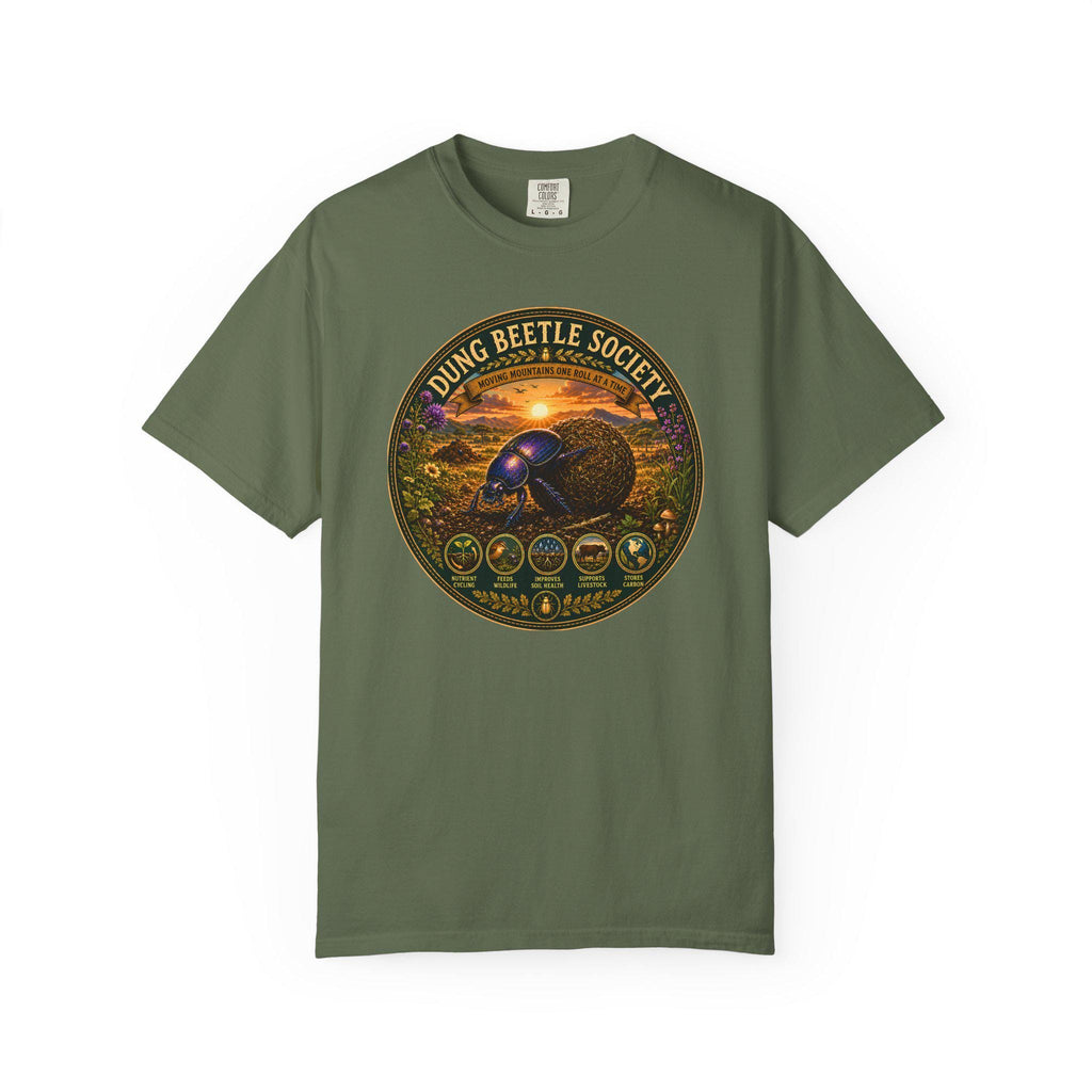 Dung Beetle Society shirt | Vintage nature insect graphic tee