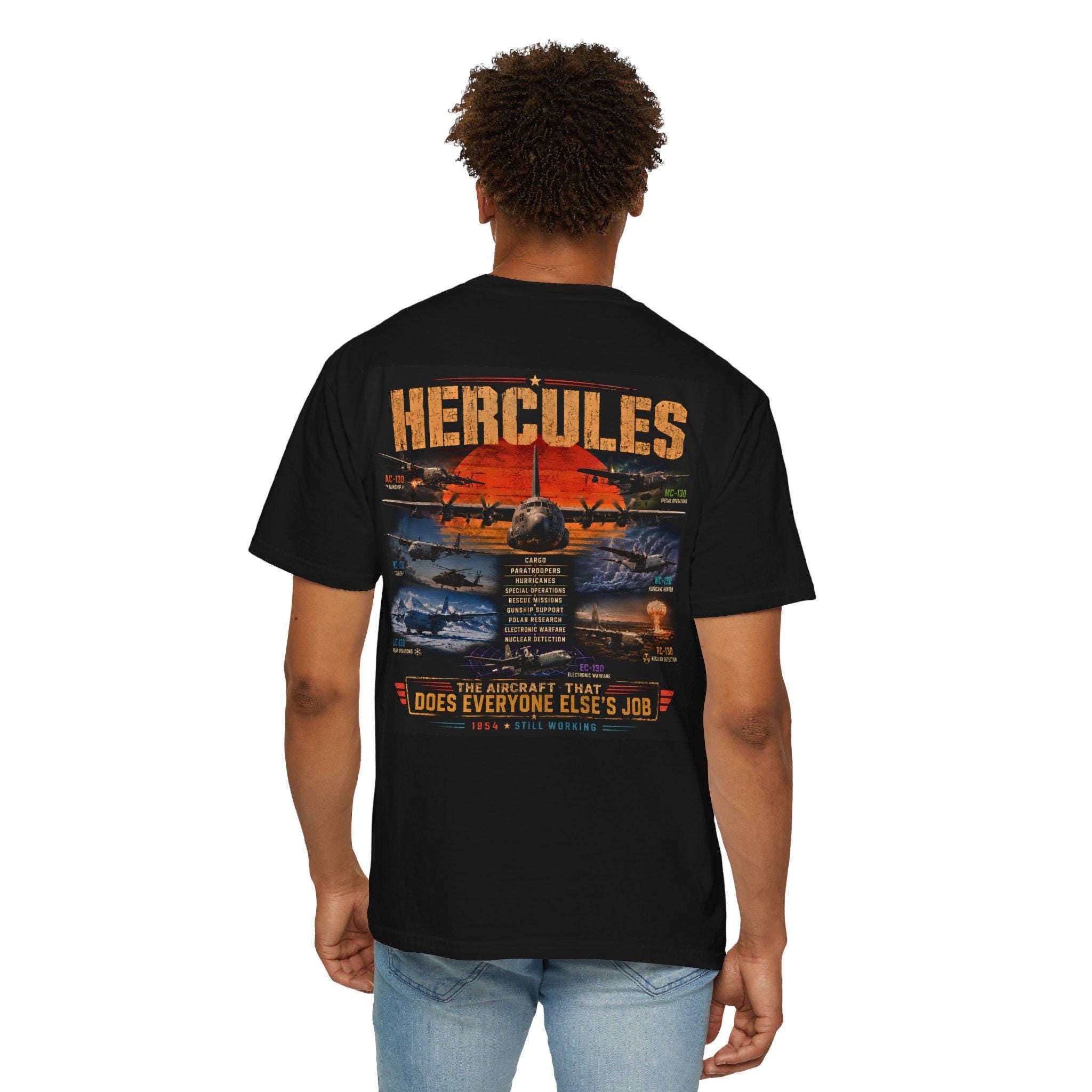 Hercules Aircraft T-shirt | C-130 Transport Plane Military Tee
