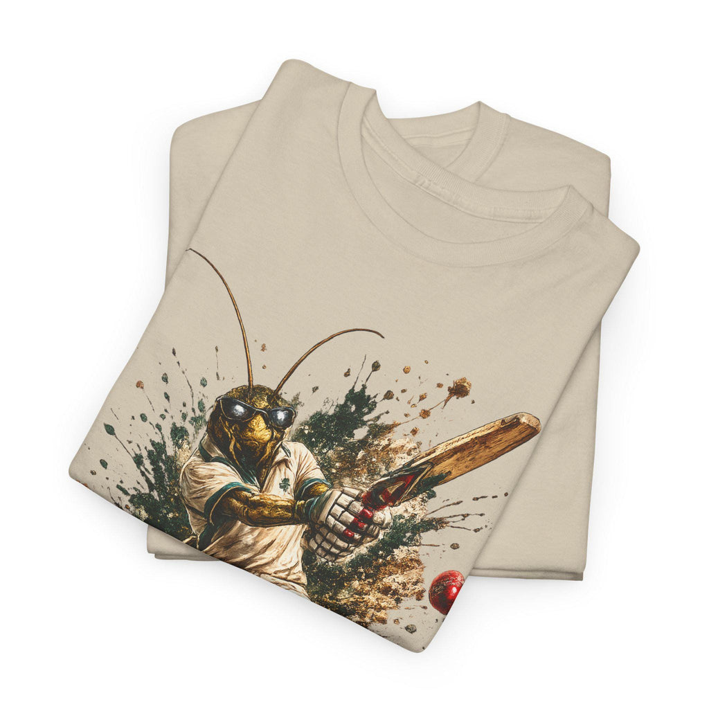 Cricket Playing Cricket Shirt | Funny Insect Athlete Tee | Badass Cricket Player Graphic | Sports Humor Shirt | Unique Gift Idea