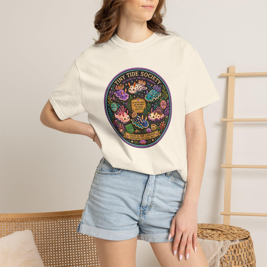 Tiny Tide Society Nudibranch Shirt, Comfort Colors Sea Slug Tee