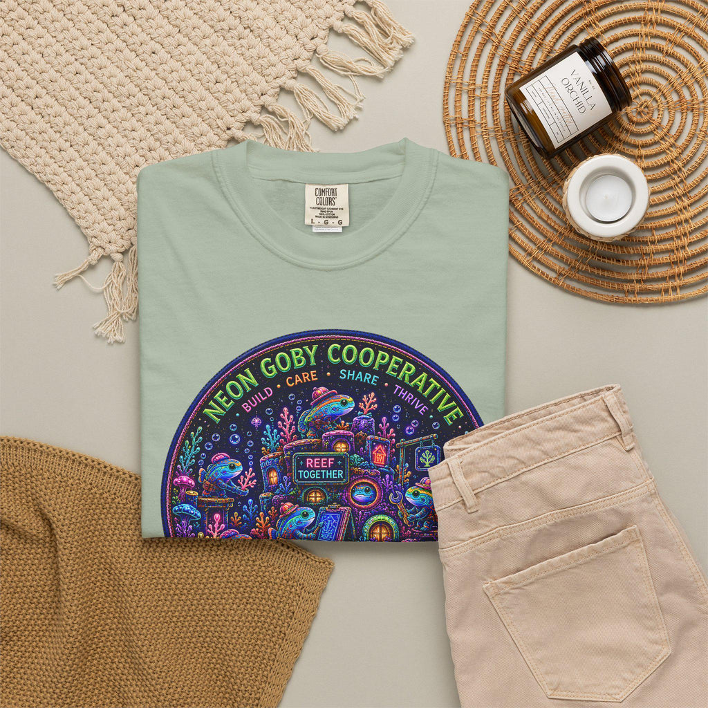 Neon Goby Cooperative Shirt | Comfort Colors Ocean Reef Tee