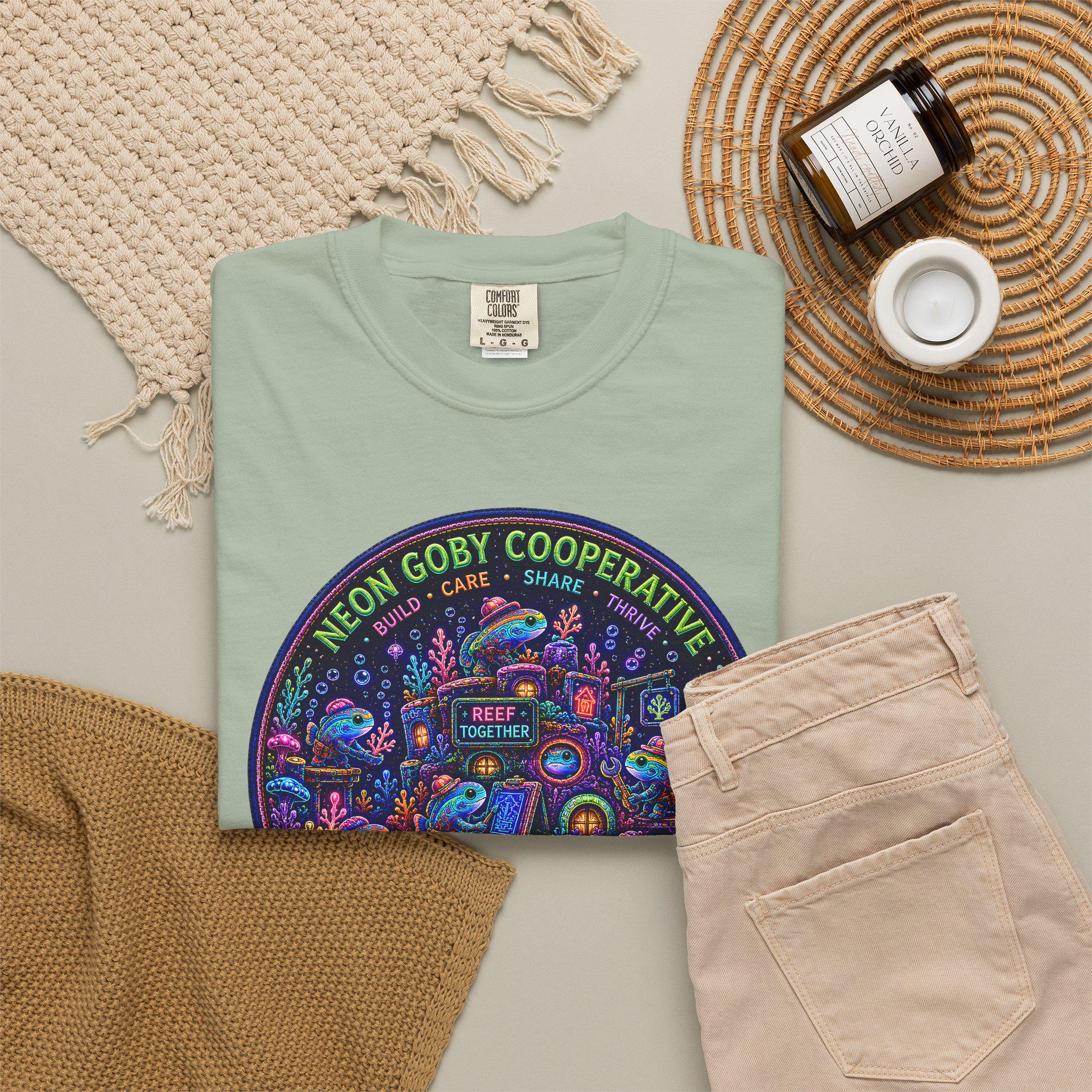Neon Goby Cooperative Shirt | Comfort Colors Ocean Reef Tee