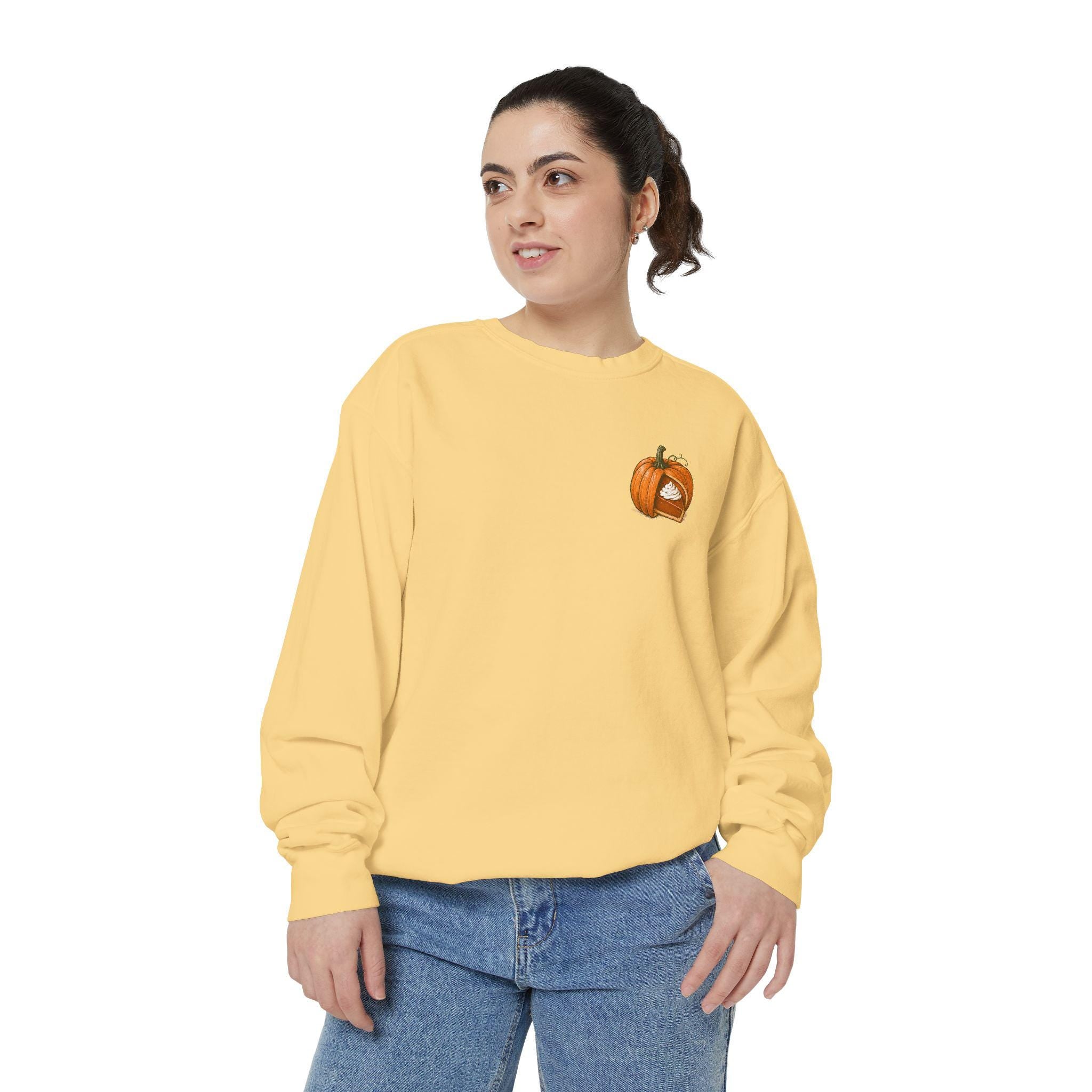 Whipped Cream Is Mandatory Pumpkin Pie Sweatshirt | Fall Thanksgiving