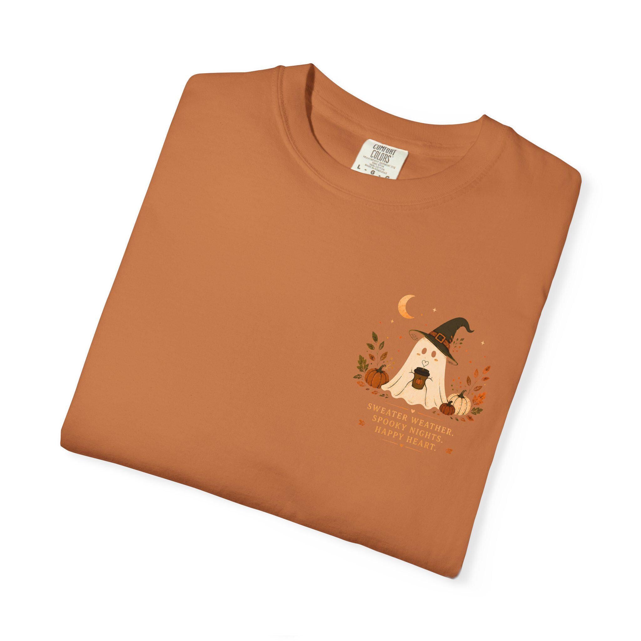 Ghost Halloween Shirt | Witchy Pumpkin Autumn Comfort Colors Tee