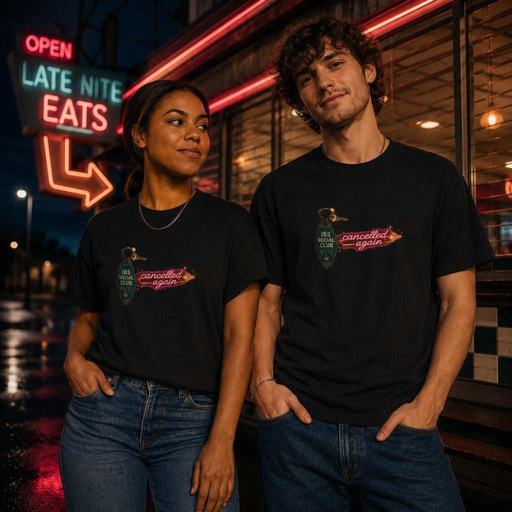 IBS Social Club Shirt, Cancelled Again Retro Motel Graphic Tee