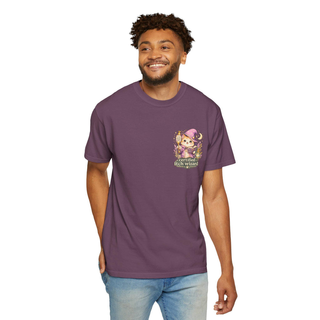 Certified Itch Wizard Cat Tee