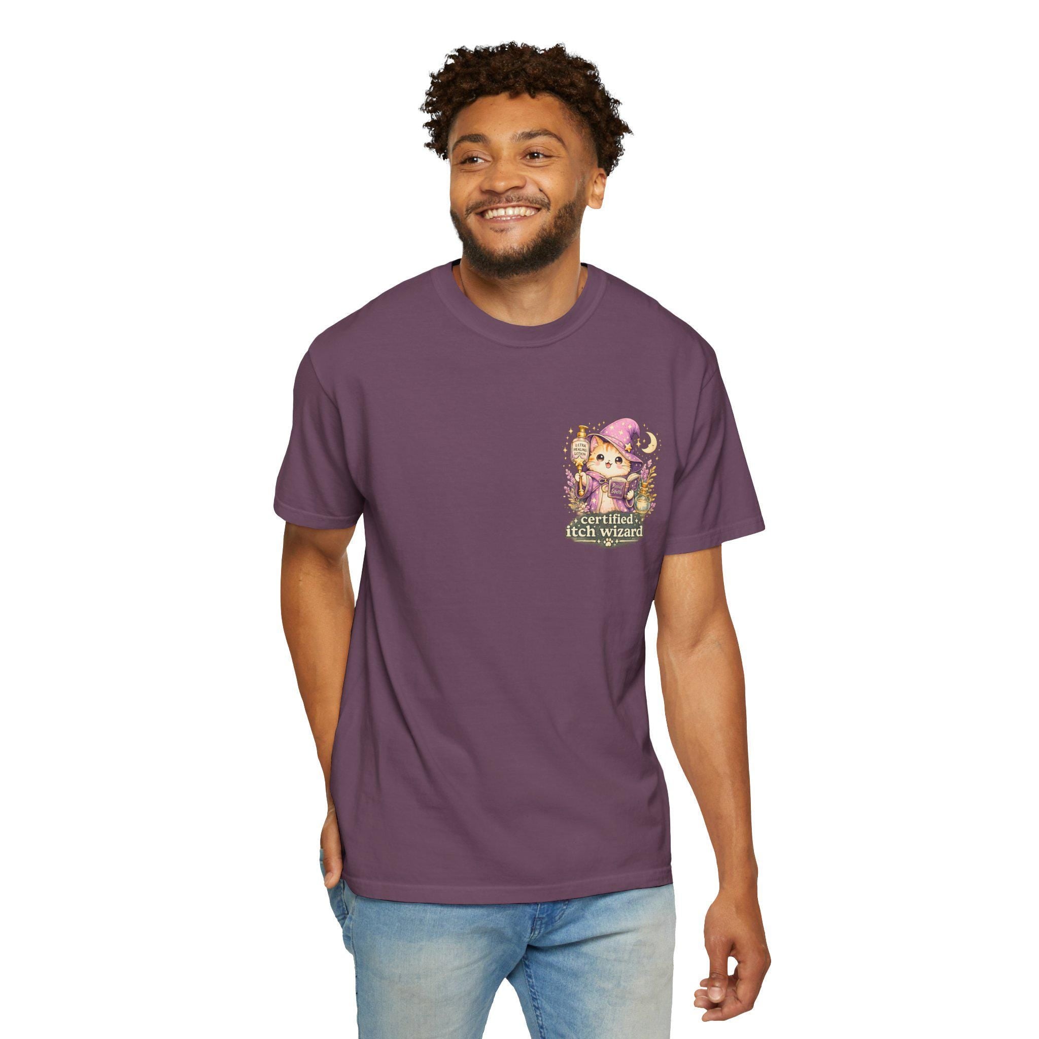 Certified Itch Wizard Cat Tee