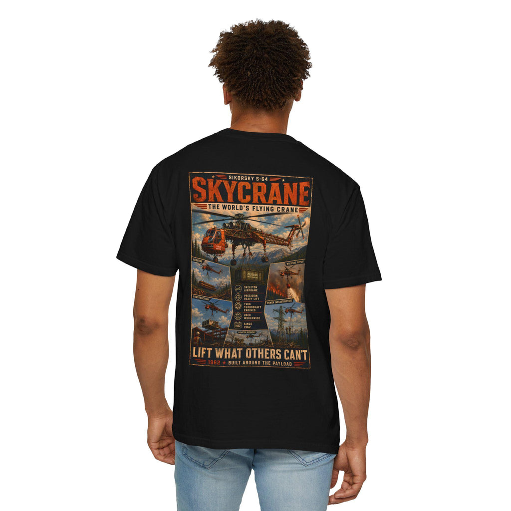 Sikorsky S-64 Skycrane Shirt | Flying Crane Heavy Lift Helicopter Tee